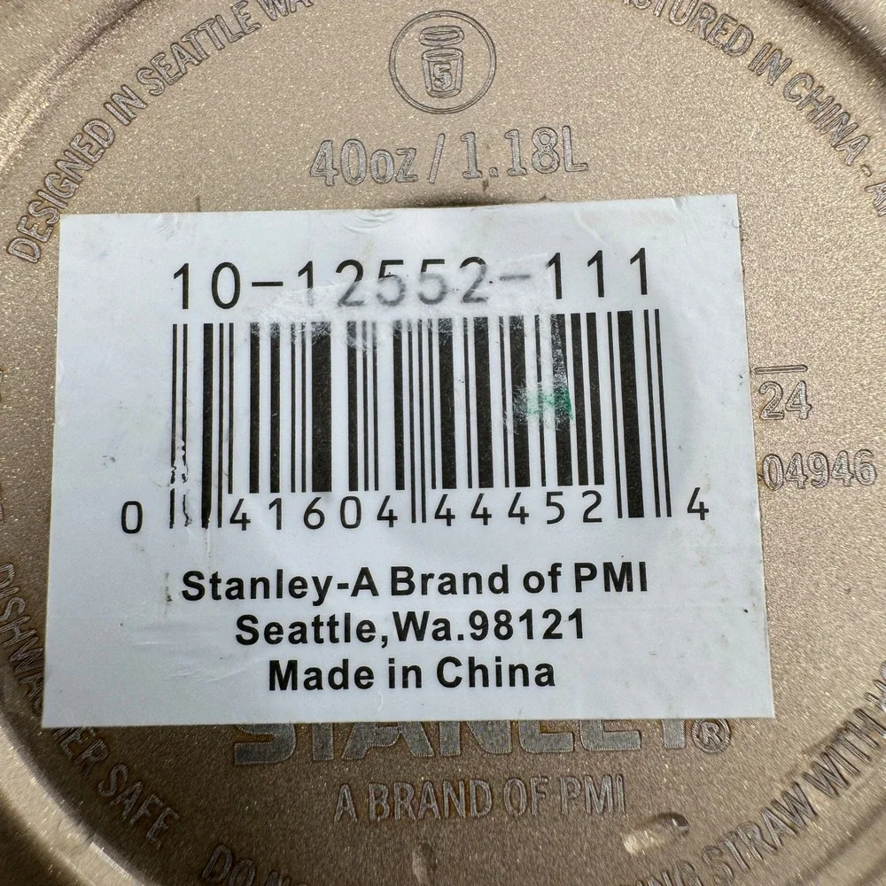 Stanley Quencher H2.0 FlowState Tumbler 40oz Champagne Rose‎ Quartz 10-12552-111 - Picture 7 of 9